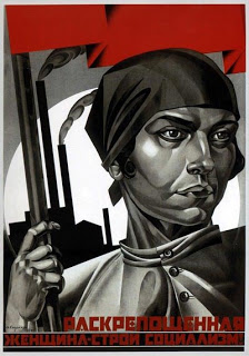 Strakhov Braslavskii Liberated Woman - Build Socialism! 1926
