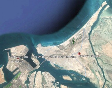 google earth saadiyat