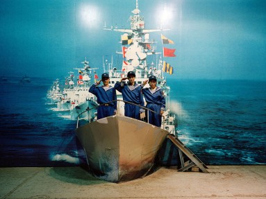 China, Shenzhen; "Photopoint" in the Themepark "Minsk World". The Aircraft Carrier was built in the 70s by the Russians. After that it was sold to the Chinese in the late 90s, who decided to bring the Ship from Russia to China to restore it and make a The