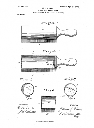 U.S. Patent US697743 A, filed 1900