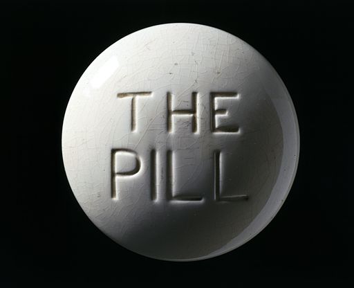 Model of a contraceptive pill, Europe, c. 1970.